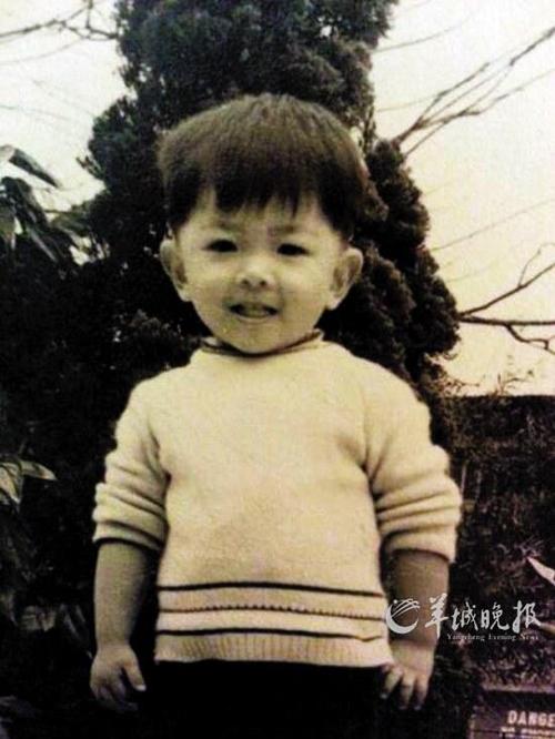 黎芷珊在微博贴出了郑伊健的儿时照片,可见两人关系很好
