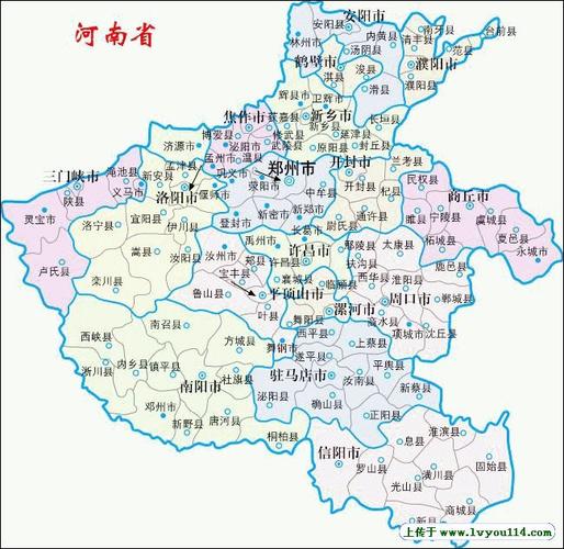 河南地图
