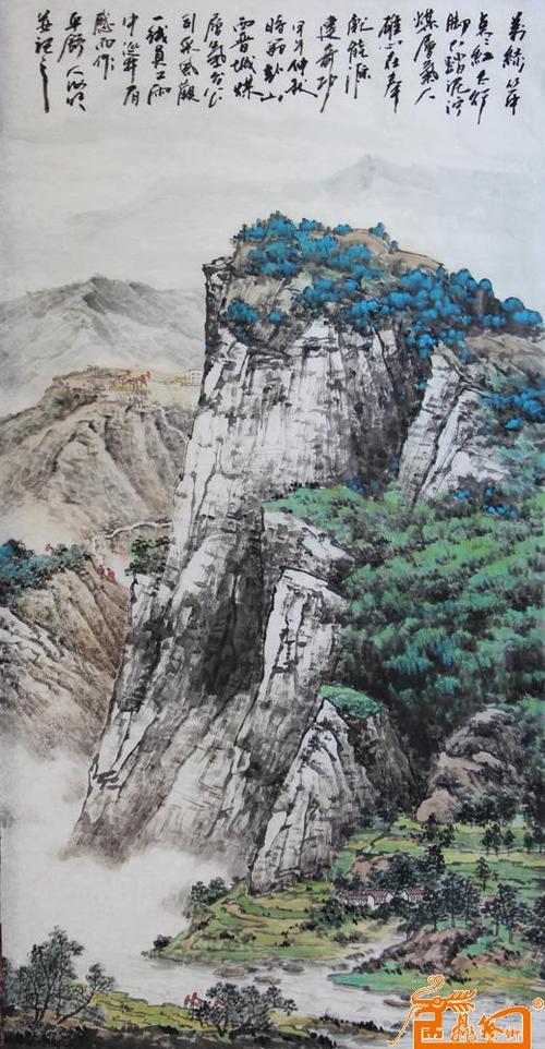 名家 于汝旺 国画 - 万绿丛中