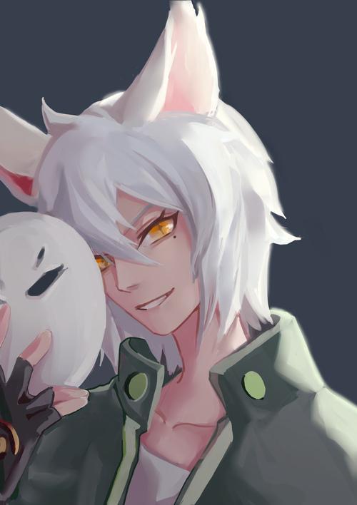 翻出之前画的鬼狐[] 迟到的生日贺图,生日快乐鬼狐!