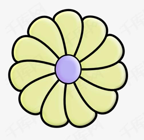 卡通小花卡通花卉创意贴图装饰品