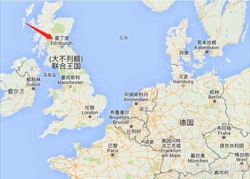 地理位置(左上角) 爱丁堡(edinburgh)是英国著名的文化古城, 苏格兰