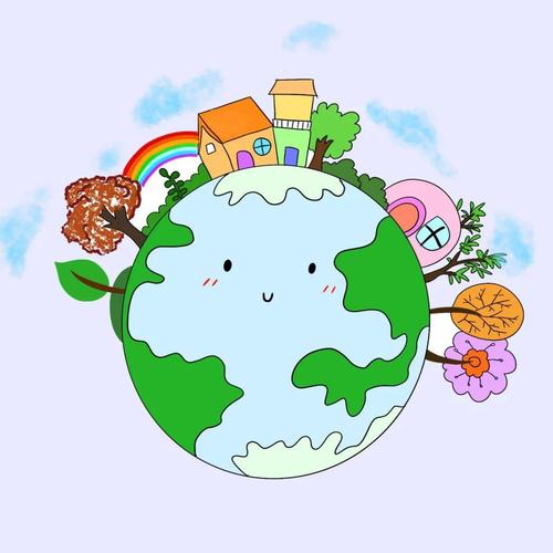 世界地球日丨这次换我来保护你_绿色