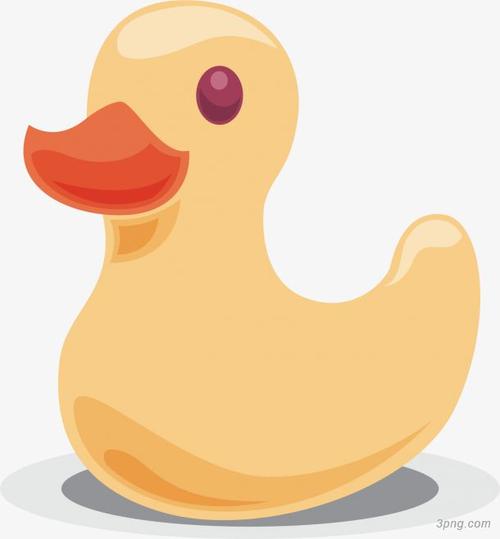 卡通黄色小鸭png素材透明免抠图片动植人物