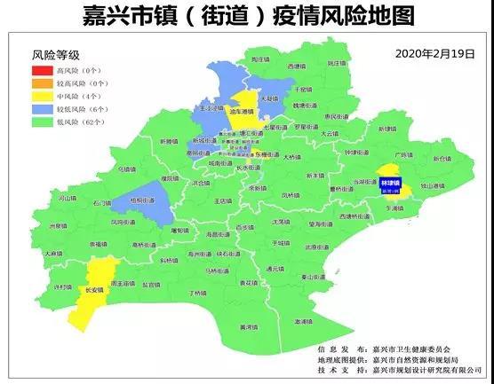 新增中等风险林埭镇广陈镇降为低风险最新版嘉兴市镇街道疫情风险地图