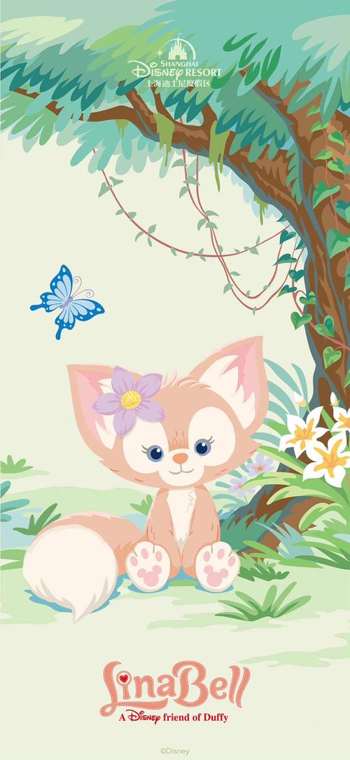 iphone全面屏卡通系列迪士尼小狐狸林娜贝尔一颗酸苹果的壁纸库