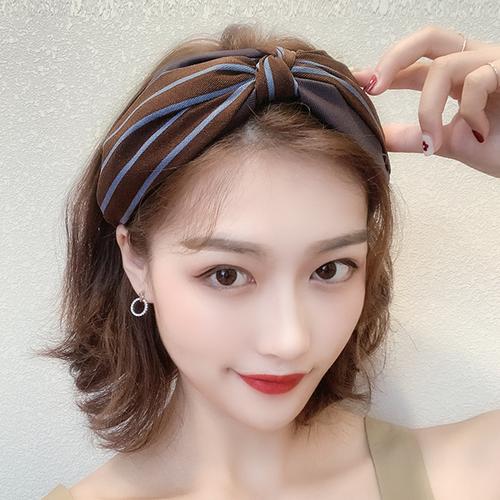 购客发捆发箍女百搭外出压发卡宽边防滑韩国头饰韩式头箍网红短发简约