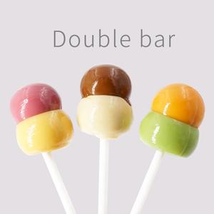 阿尔卑斯双层棒棒糖 双享棒提拉米苏棒棒糖网红棒棒糖女生水果味