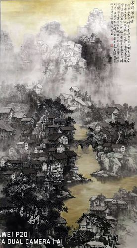 展讯重庆著名画家谭德毅写生画展在天水金龙大酒店中国美协天水创作