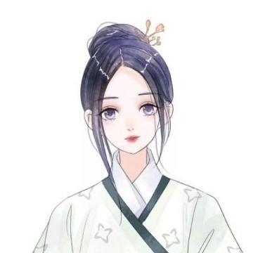 古风微笑头像女生