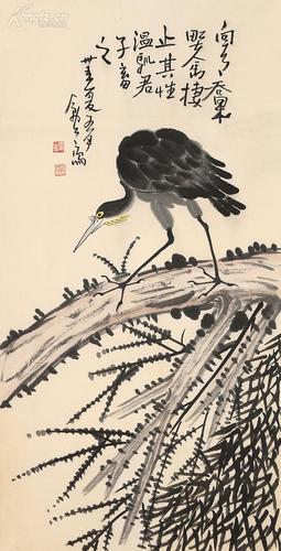 李苦禅 水墨花鸟