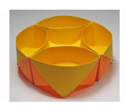 折纸烟灰缸 手工折纸大全-蒲城教育文学网