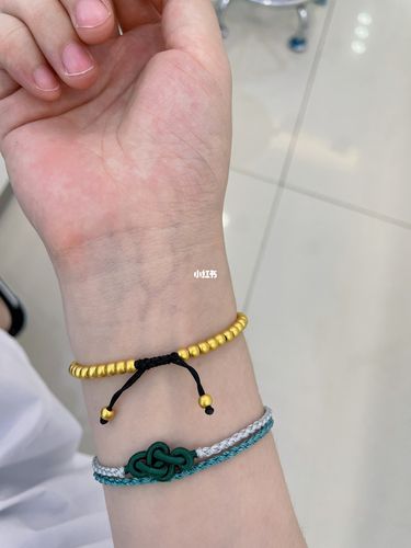 金珠编织手绳_编织_手绳_兴趣爱好_手工