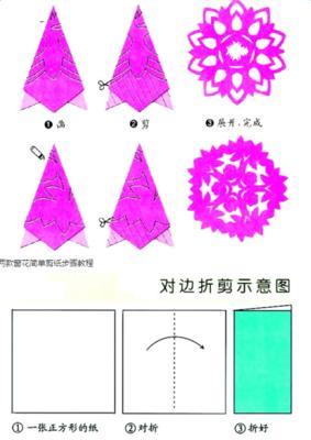 六折剪纸图案大全图解