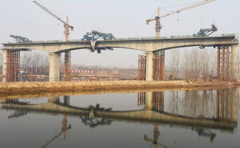 济青高铁站前6标,9标,10标连续梁施工全部完成