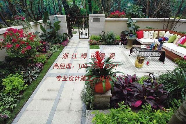 别墅花园设计实景图,别墅花园景观实景照片