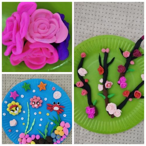 金凤区第三小学六年级五班zgt课《纸盘彩泥制作》刘家