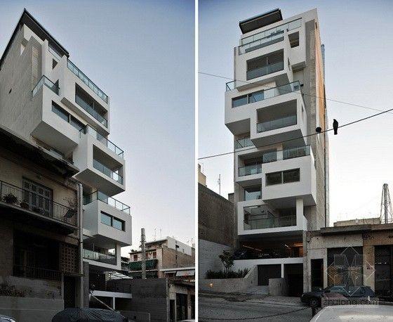 architecture建筑事务所设计城市方格公寓