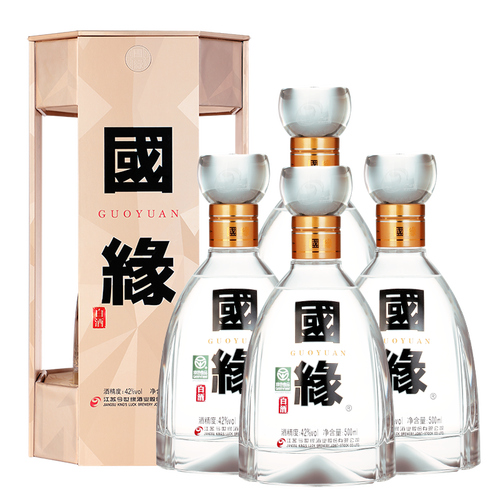 苏糖今世缘国缘四开42度500ml4盒白酒礼盒整箱新老包装随机发货参数