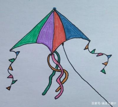 简笔画:怎么画好看的风筝?