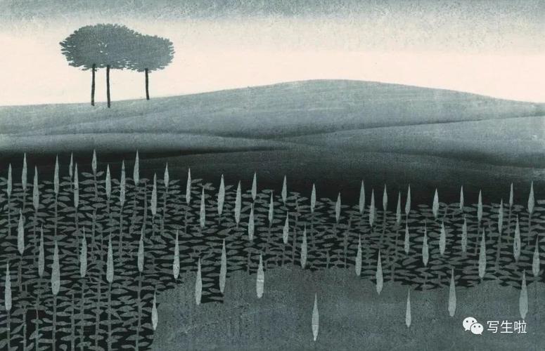 简约如诗——陈琦版画作品欣赏