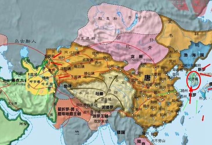 唐朝地图