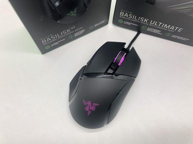 雷蛇razer 巴塞利斯蛇v2/无线鼠标 游戏鼠标 rgb电竞鼠标