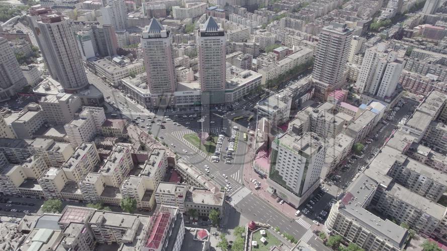 【d-log原片】哈尔滨新阳广场_3840x2160_高清视频素材下载(编号