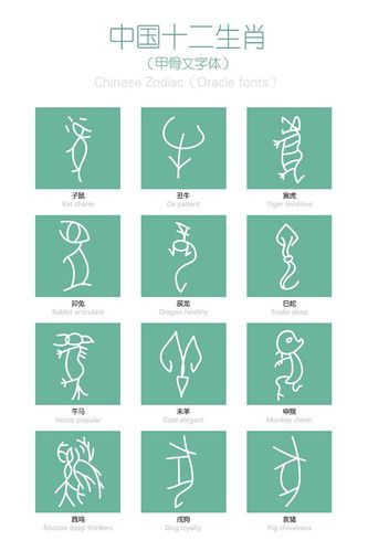 com.cn 中国十二生肖(甲骨文)|ui|图