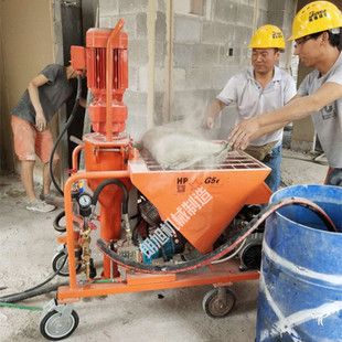 全自动小型电动干粉石膏喷涂机 抹灰石膏喷涂机 粉墙机 厂家直销