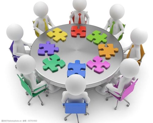 圆桌会议3d小人图片