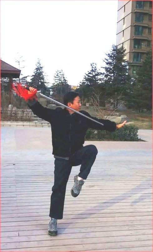 127,创编武术剑法实战套路