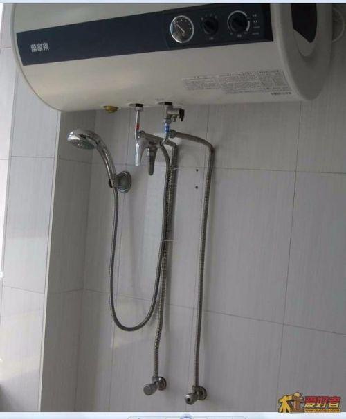 海尔电热水器与明装花洒安装