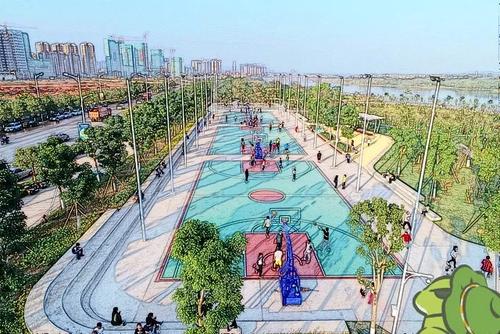 蛙在东江湾公园