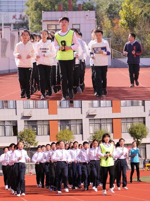 展阳光体育风采,显绣中学子活力——绣水中学队列跑操