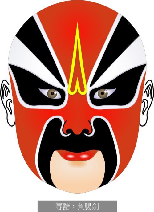 手抄报京剧脸谱小学生简笔画