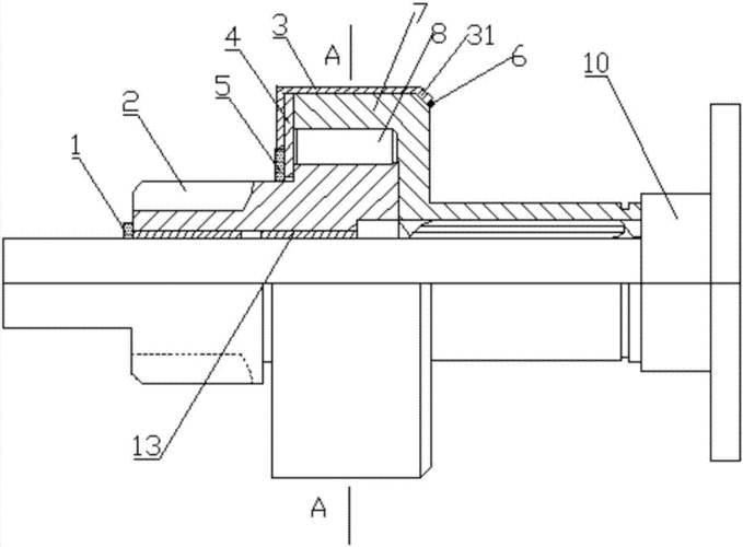 一种滚柱式单向离合器 本技术属于传动机构 ,具体涉及一种滚柱