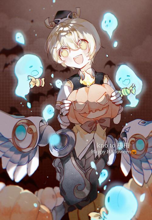 【王者荣耀】万圣节的膑膑_王者荣耀孙膑绘画作品