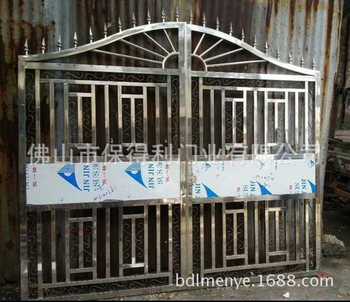 别墅大门 庭院门 电动平移门 工厂大门 不锈钢门