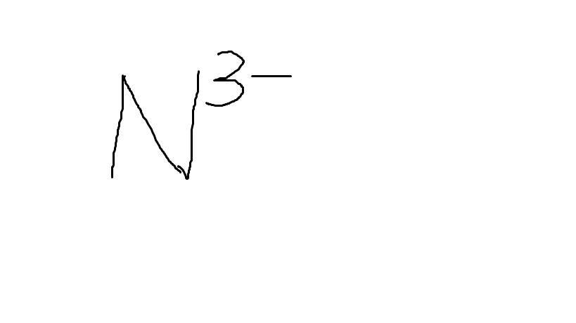 氮3-离子电子式