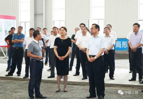 辽宁省委常委,常务副省长张雷调研中建三局安装事业部辽宁盘锦忠旺