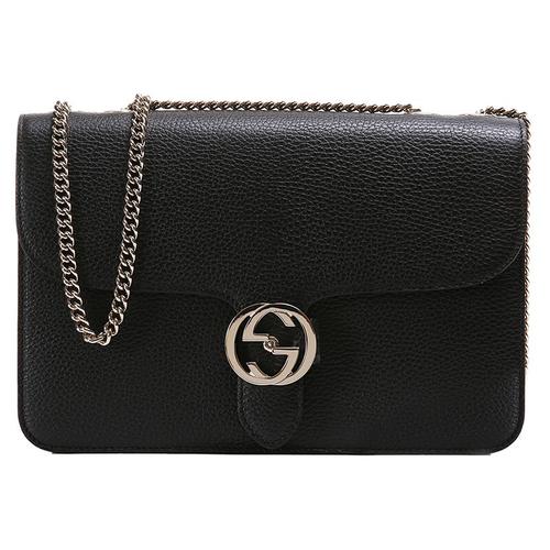 gucci古驰女包荔枝纹中号单肩链条邮差风琴包510303代购预售代购预售