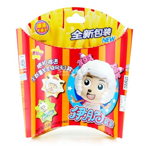 添乐卡通喜洋洋伊脆番茄味薯条15g