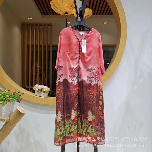 广州超大码女装【胖美无限】19夏品牌女装折扣批发 一手货源