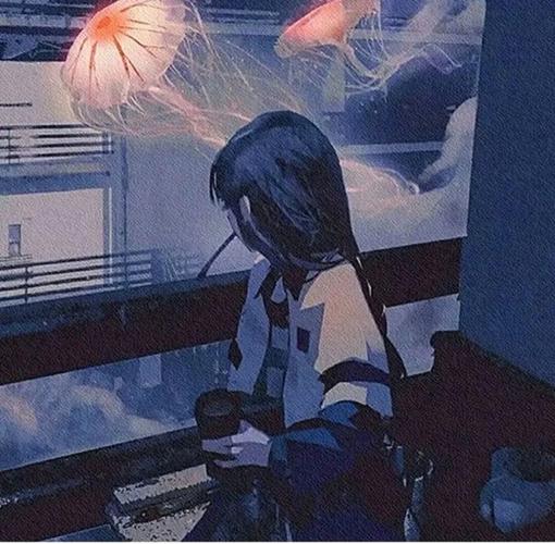 个性高冷动漫女生头像库集耶