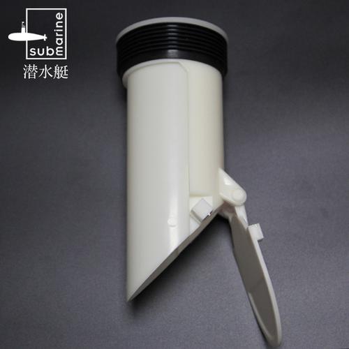 蹲便池器自动密封堵臭防臭配件 潜水艇卫生间直排蹲坑防臭器