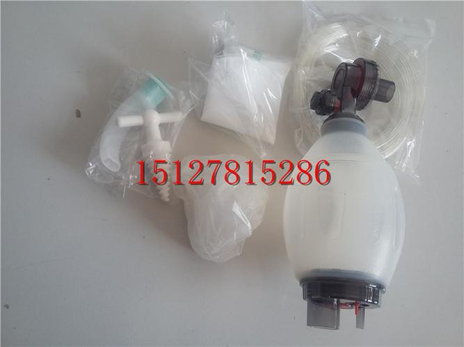 热卖呼吸器医院心肺复苏器硅胶球囊面罩新生儿人工简易呼吸器苏醒急诊