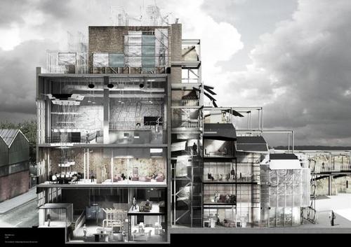 建筑剖面 | 分析图 - fenxitu.cn