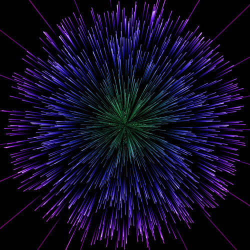 ps烟花效果图制作