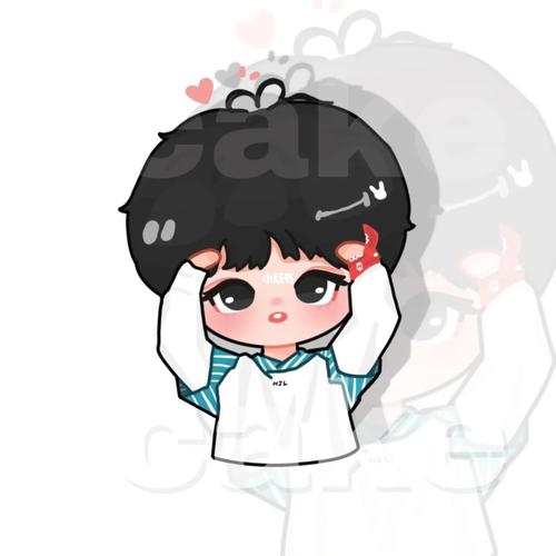 贺峻霖|q版半身～_贺峻霖_约稿_procreate_时代少年团